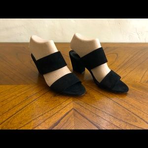 Vince Black Suede Heels